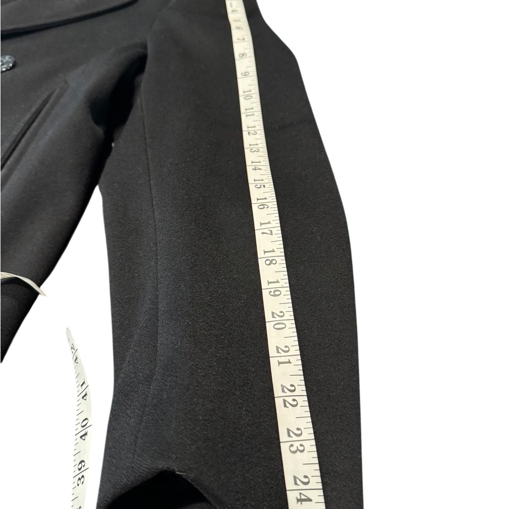 Vintage USNaval Academy Pea Coat Men’s Medium Jacob Reed’s Sons Heavy Wool Black - Picture 6 of 7